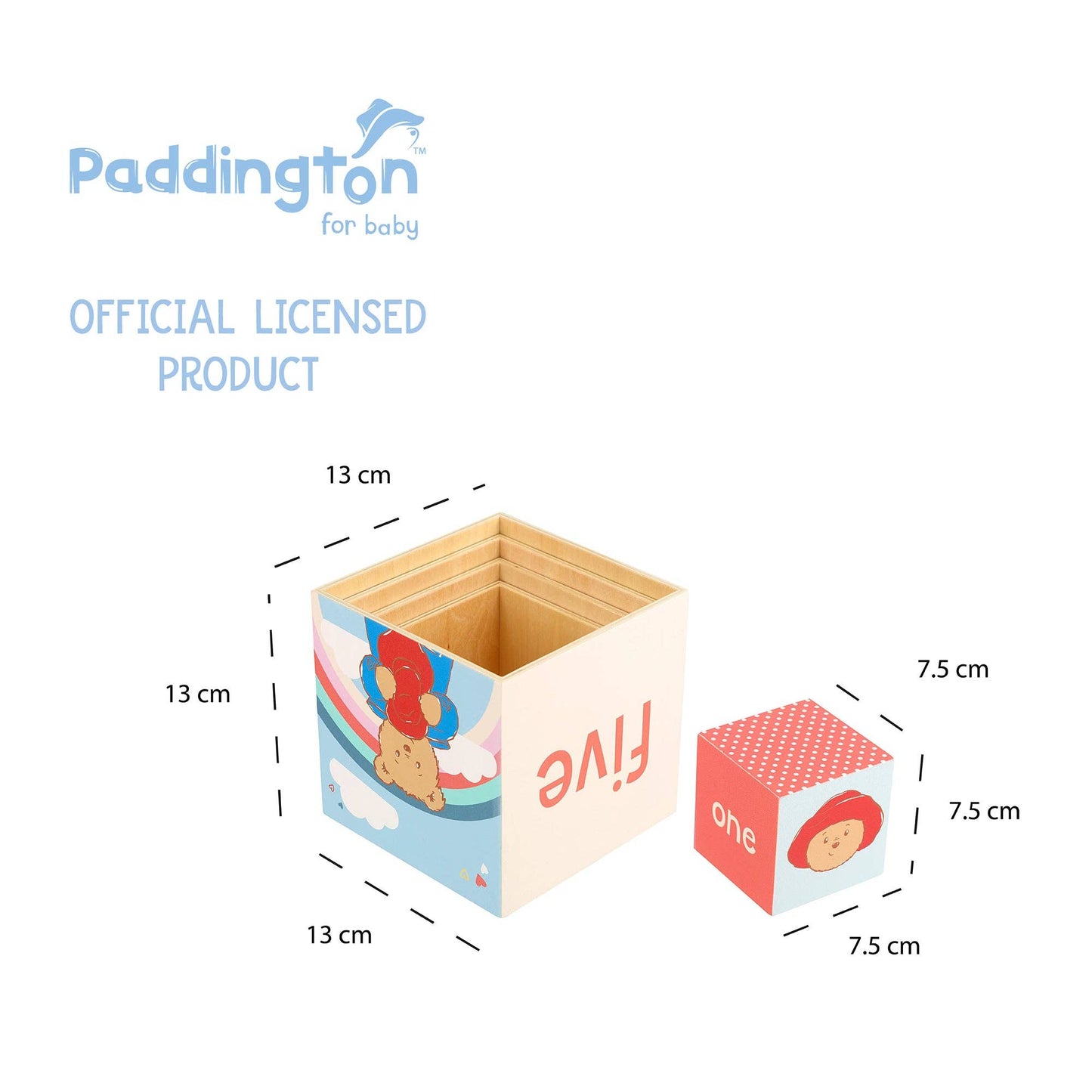 Paddington⢠Wooden Stacking Cubes